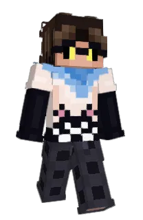 Front of pramaty's skin