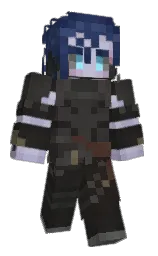 tuatara and blue haze Minecraft skin — Classic model