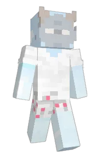 Front of Dequaz's skin
