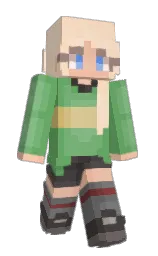 aqua forest and oasis Minecraft skin — Slim model — first worn by Elunara0208