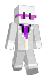 alto and white Minecraft skin — Slim model