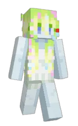 black squeeze and botticelli Minecraft skin — Slim model — first worn by kweile
