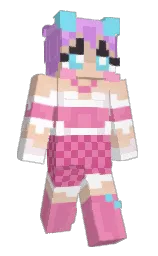 carissma and white Minecraft skin — Slim model — first worn by o_Darling_o