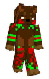 indian tan and red Minecraft skin — Classic model
