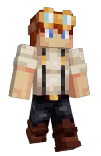 Front of Exuue's skin