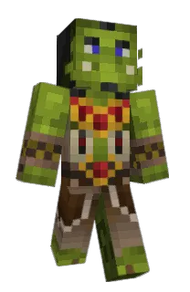 Front of Minecraft skin