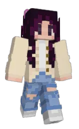 xuls_k's Minecraft skin wearing the Aurora cape