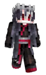 black and blackcurrant Minecraft skin — Classic model