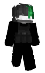 luckiy_'s Minecraft skin wearing the Builder cape