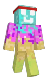 pink flamingo and chenin Minecraft skin — Classic model