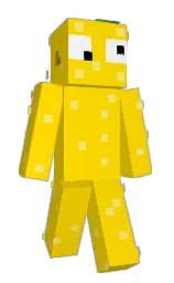 school bus yellow and kournikova Minecraft skin — Slim model — first worn by habituer