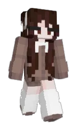 coffee bean and sand dune Minecraft skin — Slim model — first worn by Blossomthecandle