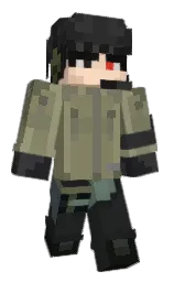 avocado and heavy metal Minecraft skin — Classic model