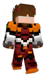 black and old brick Minecraft skin — Classic model — first worn by Sarna7k