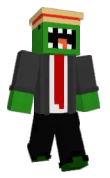 mine shaft and cod gray Minecraft skin — Classic model