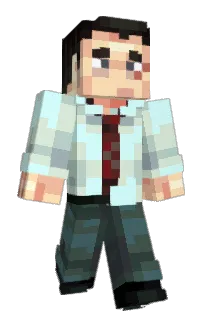 Front of Raydron's skin