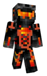 black and woodsmoke Minecraft skin — Classic model
