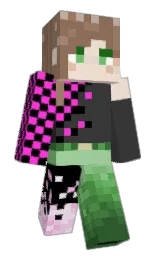 black and mine shaft Minecraft skin — Slim model