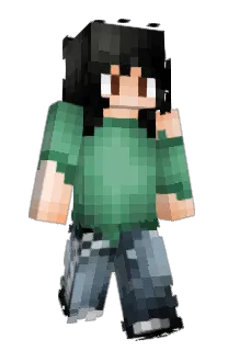 Front of gimidat's skin