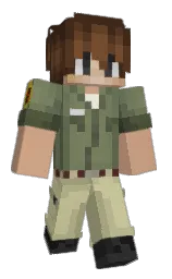tan and black marlin Minecraft skin — Classic model — first worn by oDeletinho