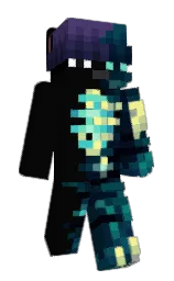 voidsh's Minecraft skin wearing the Twisted cape
