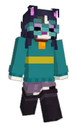 Marfall_uwu's Minecraft skin wearing the Pan cape