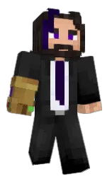 Kavvkaa's Minecraft skin wearing the Aurora cape