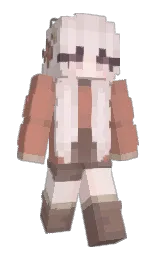 dust storm and old rose Minecraft skin — Slim model — first worn by St0rmFly25