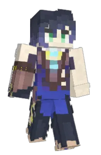 Front of tibbeia's skin