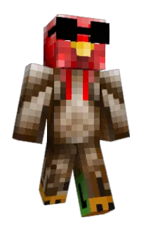 Front of BearyPin's skin