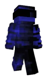 black and ebony Minecraft skin — Classic model