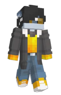 Front of sharknerd's skin