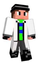 white and gondola Minecraft skin — Classic model