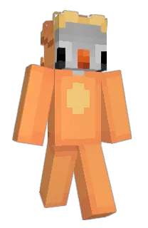 Front of Aberb's skin