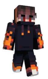 steel gray and woodsmoke Minecraft skin — Classic model — first worn by KingFox25