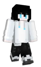 white and mystic Minecraft skin — Slim model