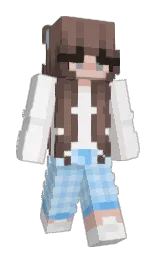 Kqthryn's Minecraft skin wearing the Pan cape
