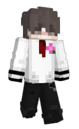 white and emperor Minecraft skin — Slim model — first worn by Junior7Lego