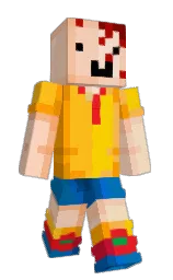 apricot peach and orange peel Minecraft skin — Slim model — first worn by Suppenbube69