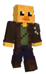 black and eclipse Minecraft skin — Classic model — first worn by SimpleDucker