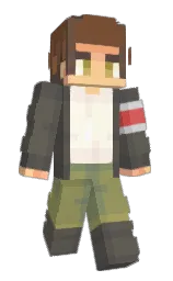 chicago and fuscous gray Minecraft skin — Slim model — first worn by PPak1