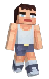 rajah and rose bud Minecraft skin — Slim model — first worn by Wilmott
