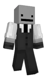 dusty gray and mine shaft Minecraft skin — Classic model — first worn by MarcB3a4