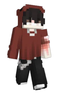 Front of ScissorCut's skin