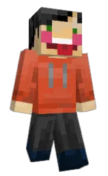 UnluckyNut18's Minecraft skin wearing the Migrator cape