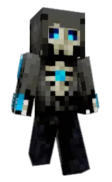 armadillo and black Minecraft skin — Classic model — first worn by Razaros