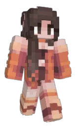 japonica and woody brown Minecraft skin — Slim model — first worn by Scarvenhe
