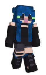baltic sea and zinnwaldite Minecraft skin — Slim model — first worn by Smartie_Unicorn