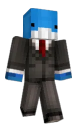 Duk01's Minecraft skin wearing the Migrator cape