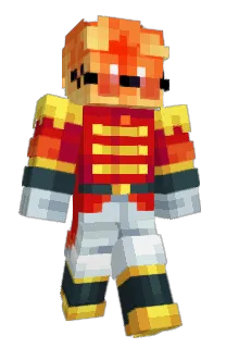 Front of Teprax's skin
